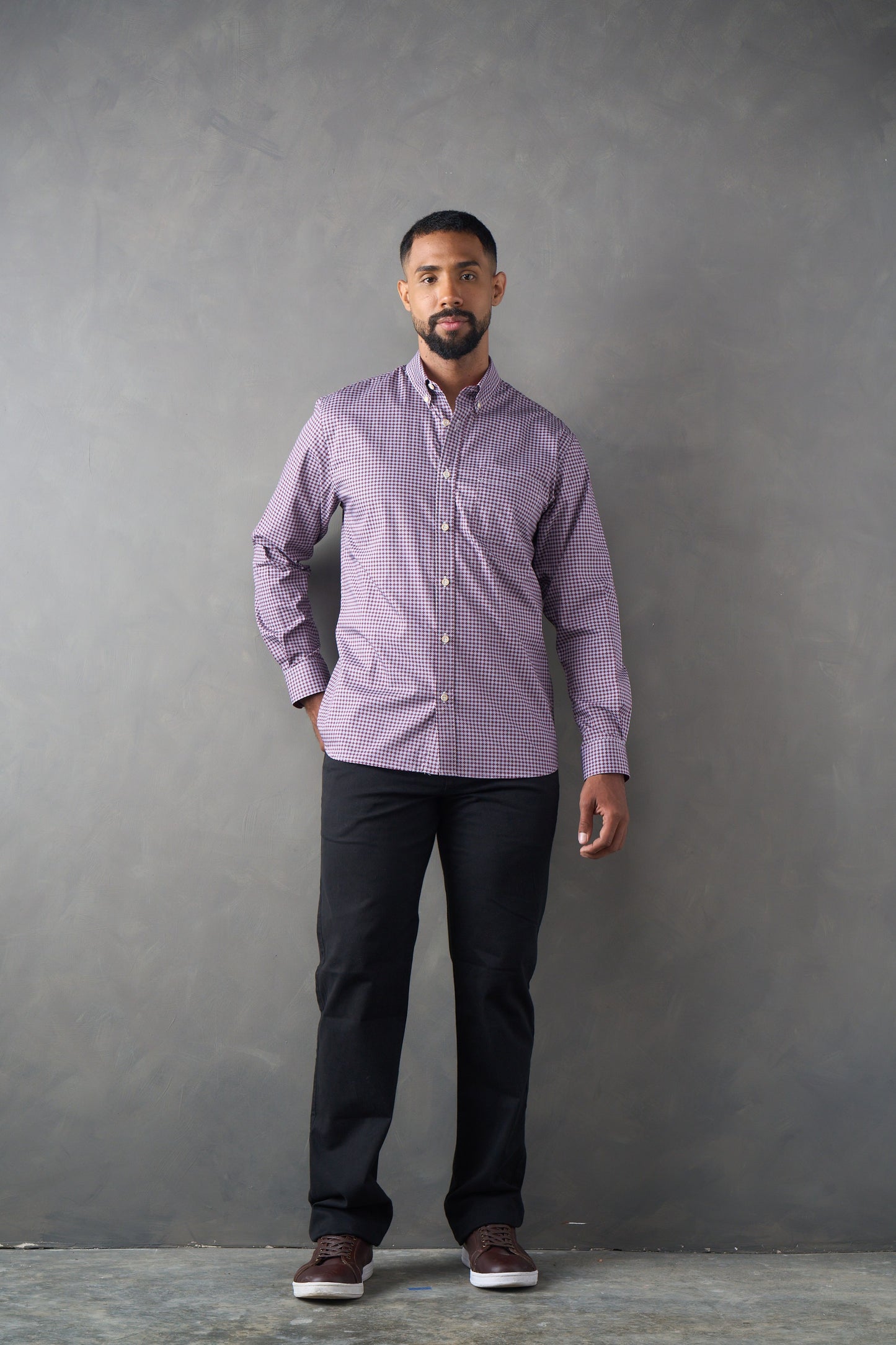 Camisa manga larga regular fit