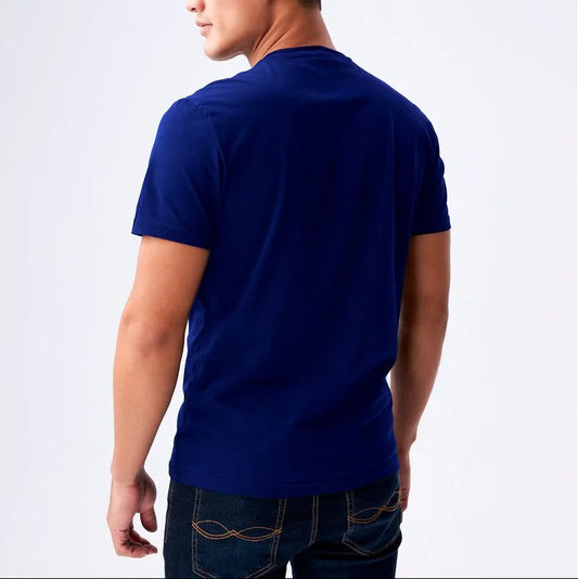 Camiseta cuello redondo color azul rey