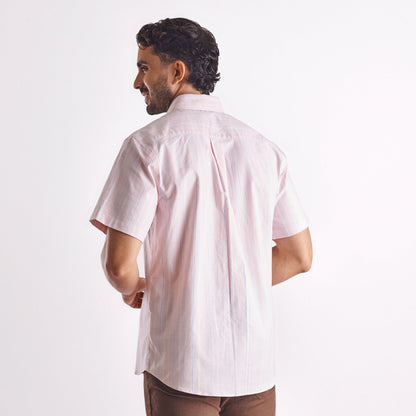 Camisa regular fit diseño a rayas