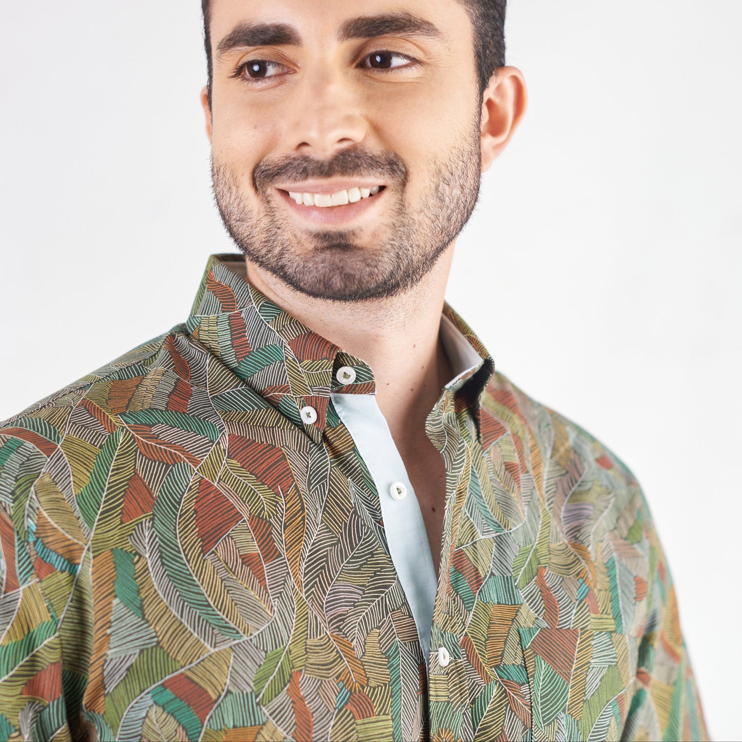 Camisa regular fit estampada
