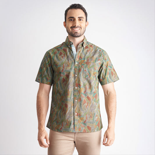 Camisa regular fit estampada
