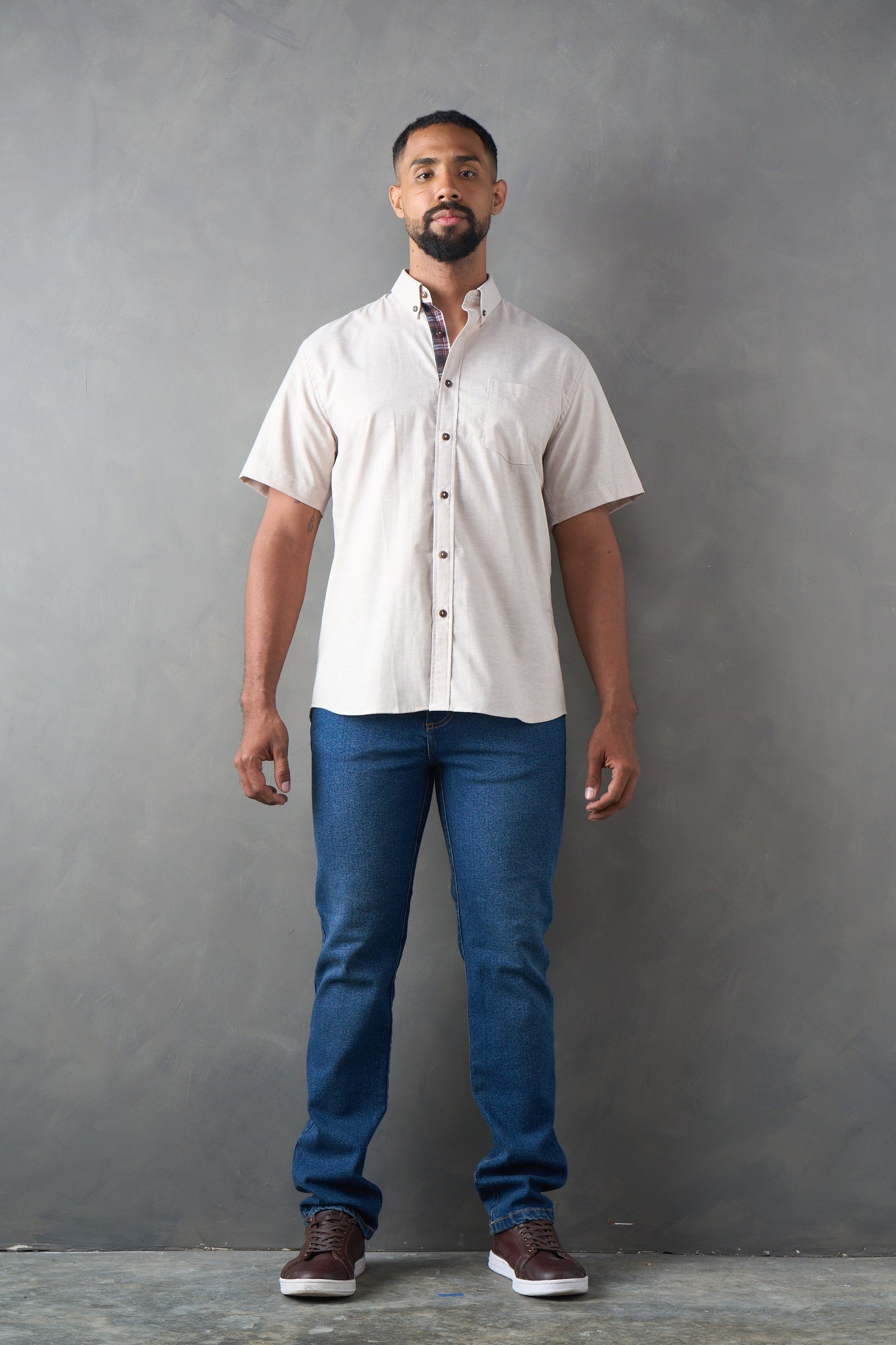 Camisa manga corta arena