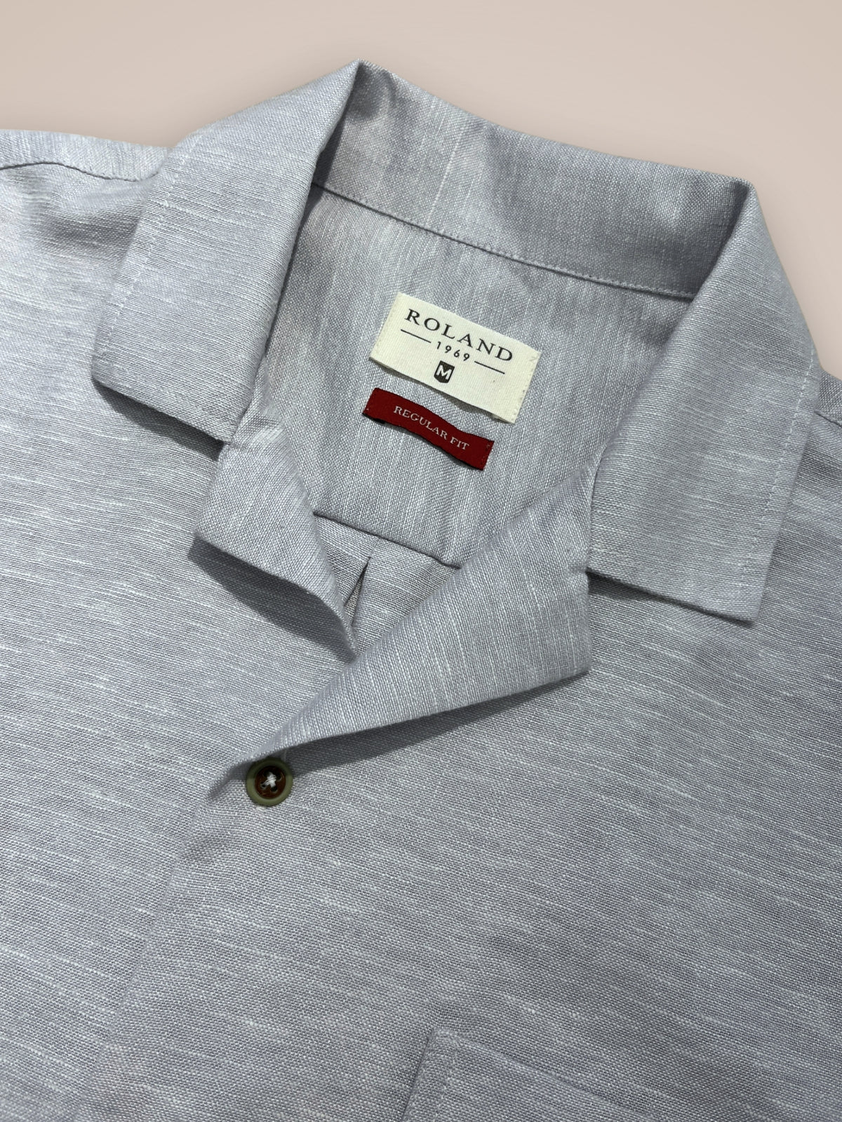Camisa manga corta azul