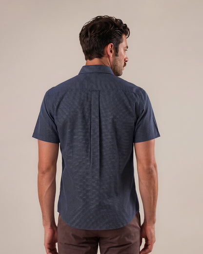 Camisa manga corta navy