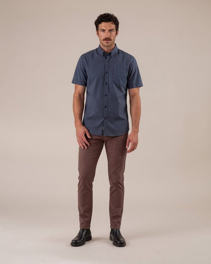 Camisa manga corta navy