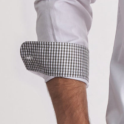 Camisa regular fit color blanco