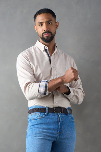 Camisa manga larga regular fit arena