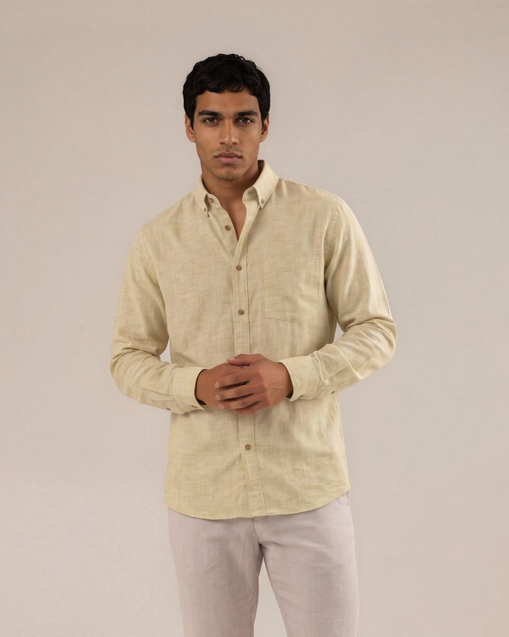 Camisa manga larga regular fit arena