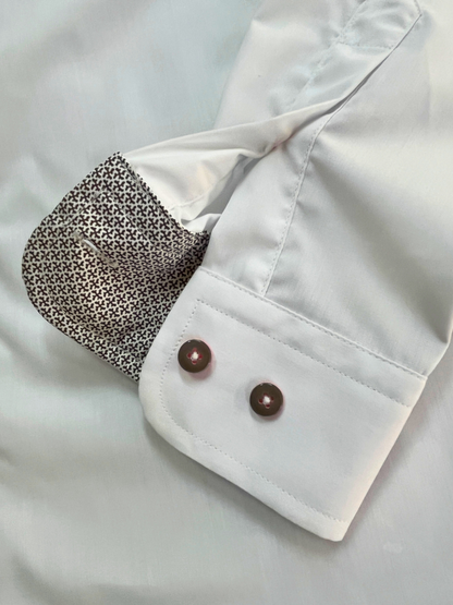Camisa slim fit blanco