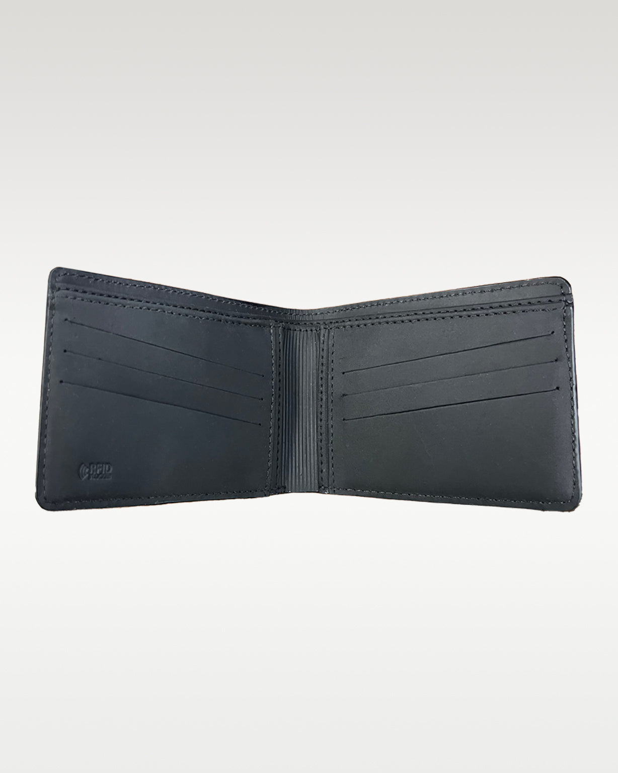 Billetera de cuero color negro