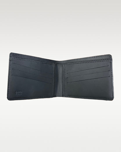 Billetera de cuero color negro