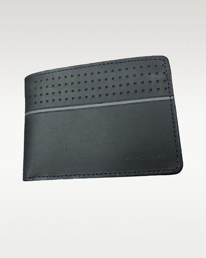 Billetera de cuero color negro