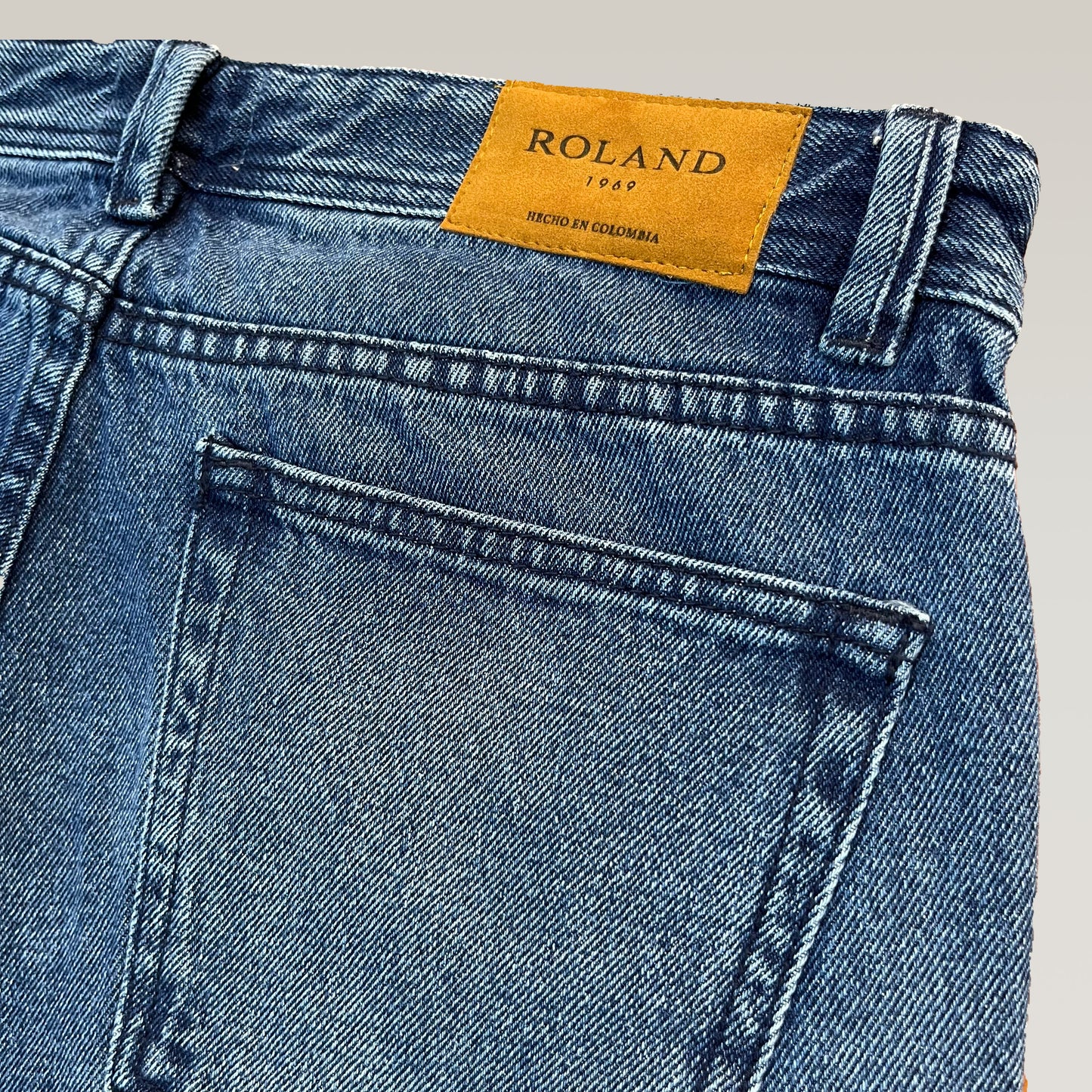 Jean regular fit color índigo