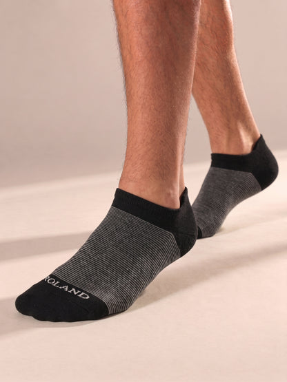 Medias tobilleras color gris oscuro
