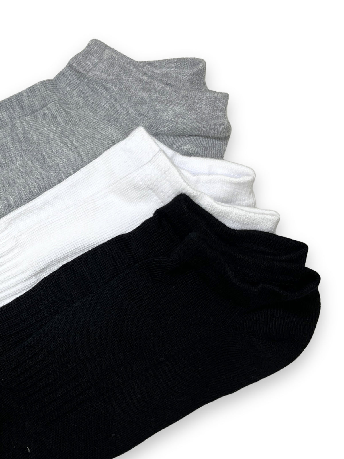 Medias tobilleras pack x3 surtido
