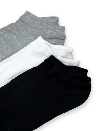 Medias tobilleras pack x3 surtido