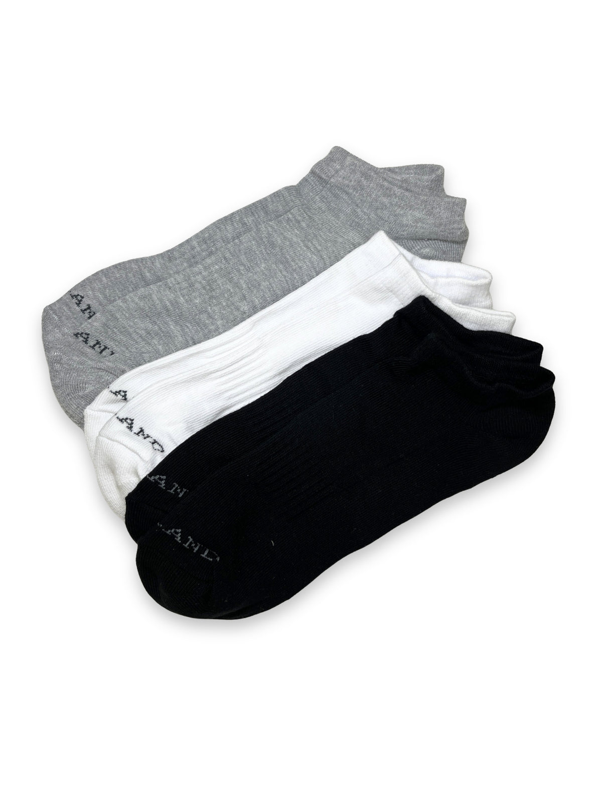Medias tobilleras pack x3 surtido
