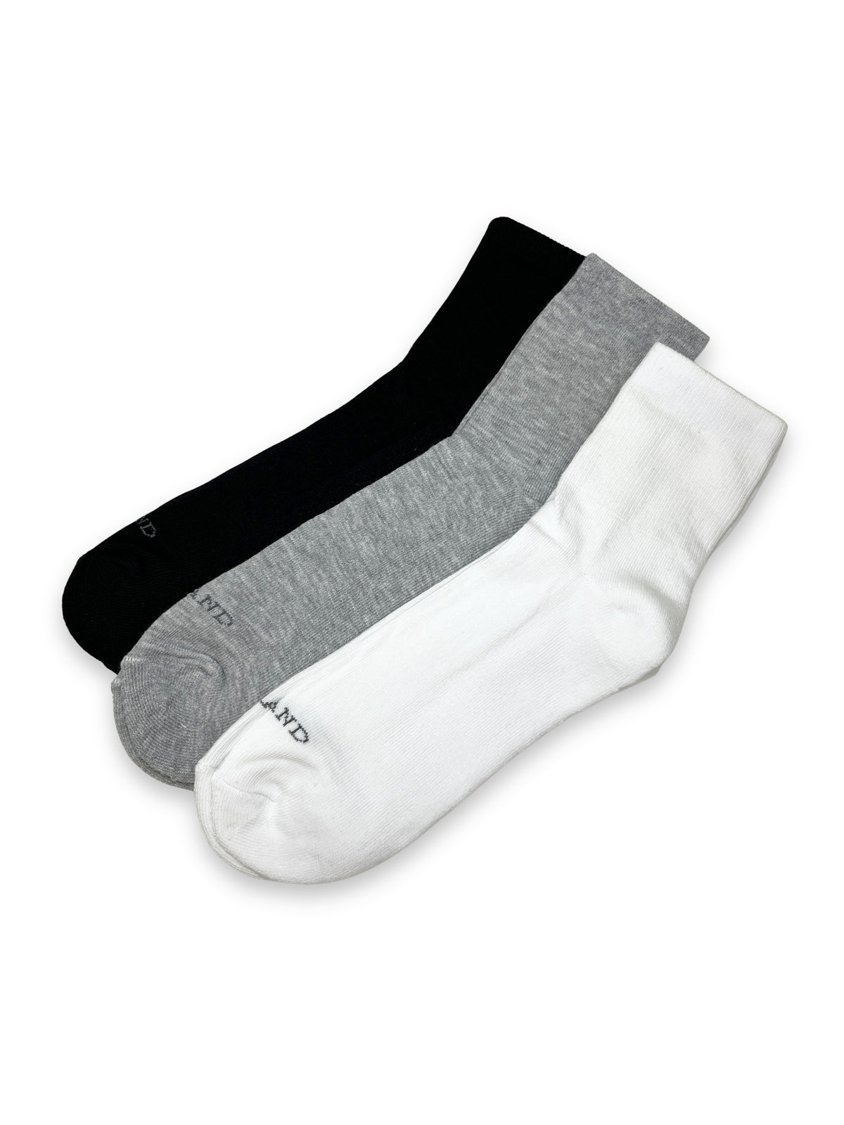 Medias cortas pack x3 surtido