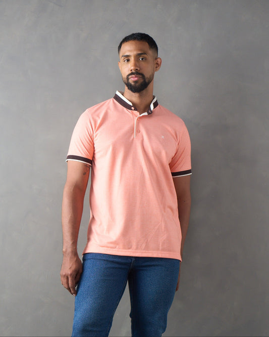 Camiseta tipo polo regular fit blanco