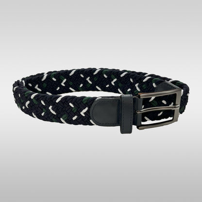 Cinturón trenzado color azul