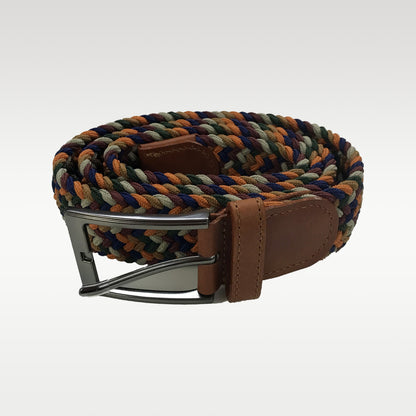 Cinturón trenzado color multicolor